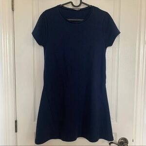 Zara navy blue dress